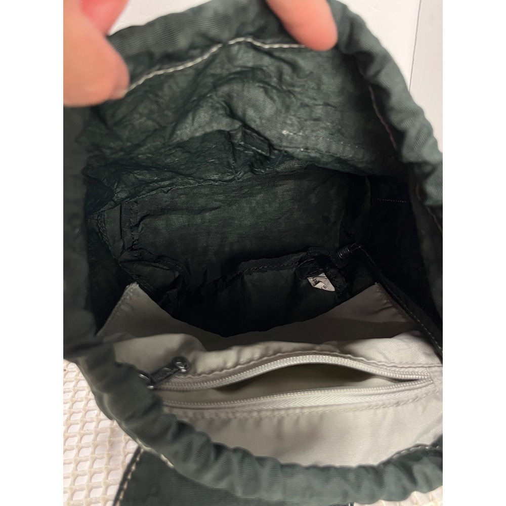 Kipling Drawstring Backpack Forest Green Lightwei… - image 6